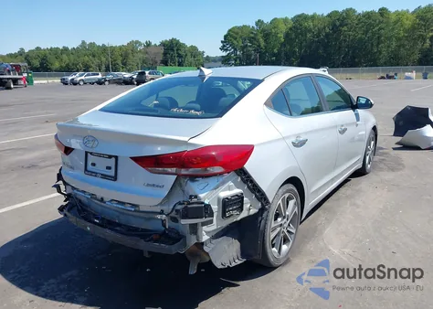 2017 Hyundai Elantra Limited from USA, damaged, VIN 5NPD84LF5HH053437